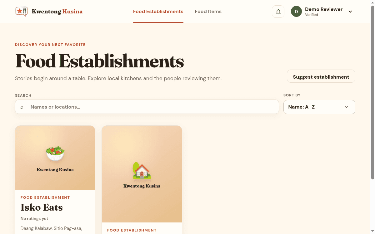 Kwentong Kusina interface preview